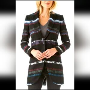 Rag & Bone Mohair Blend Tribal Tweed Blazer & Shorts Set